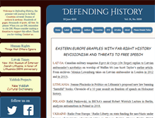 Tablet Screenshot of holocaustinthebaltics.com